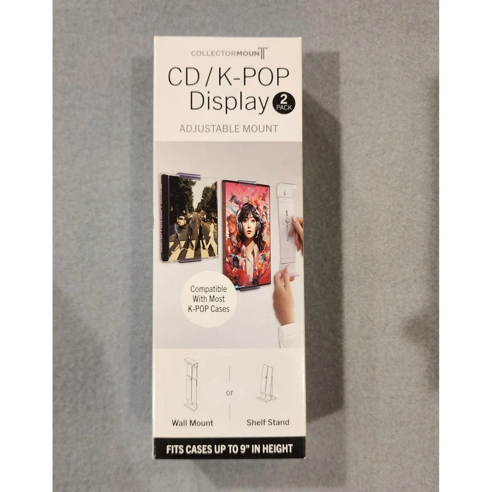CollectorMount CD K-Pop Display Adjustable Mount‎ 2 Pack Lot of 4 New